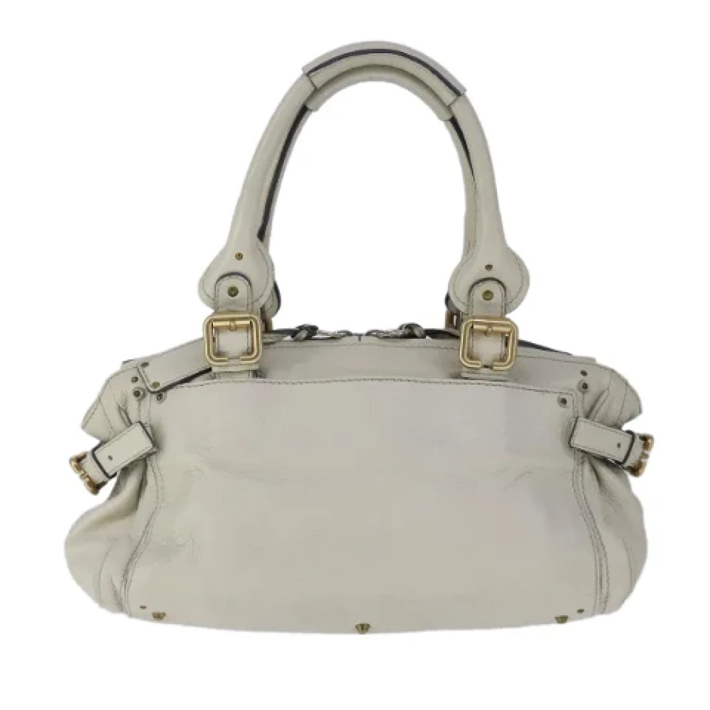 Chloé Pre-owned Leather handbags White Dames