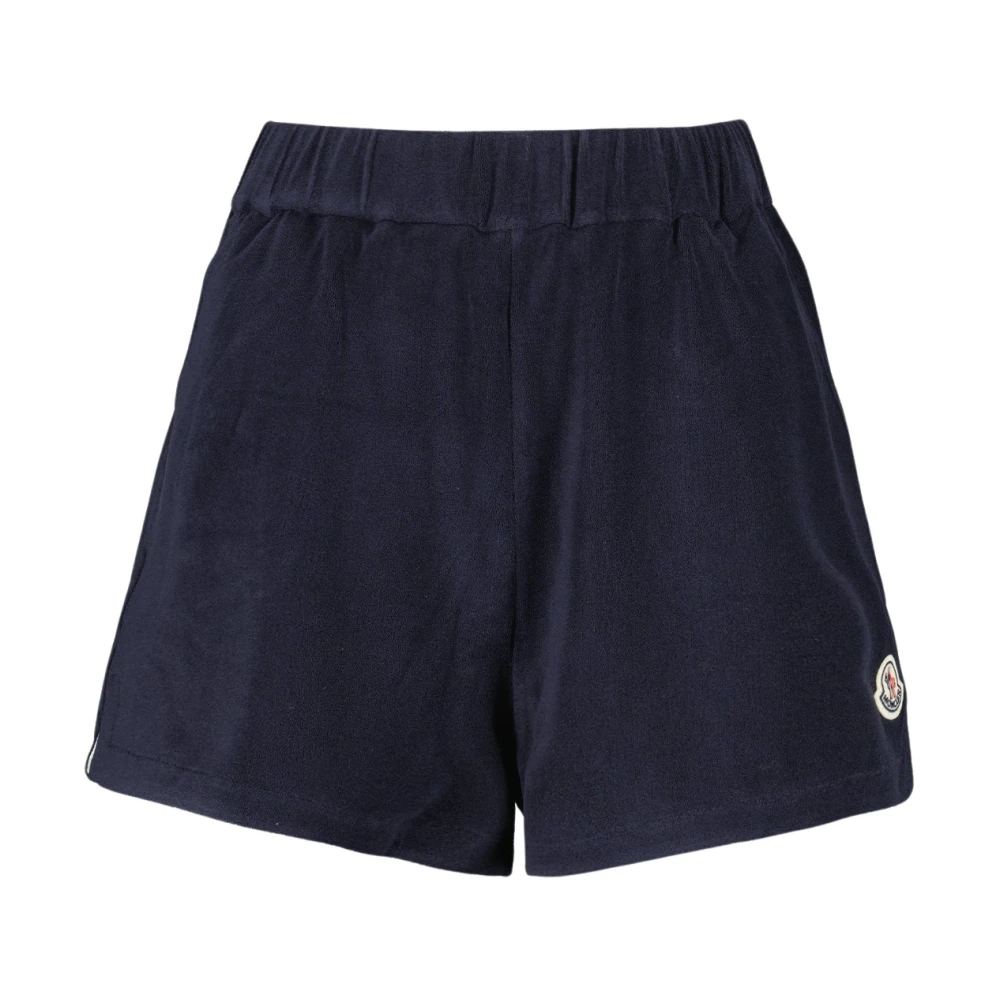 Moncler Oversized Bomulls Svamp Shorts Blue, Dam