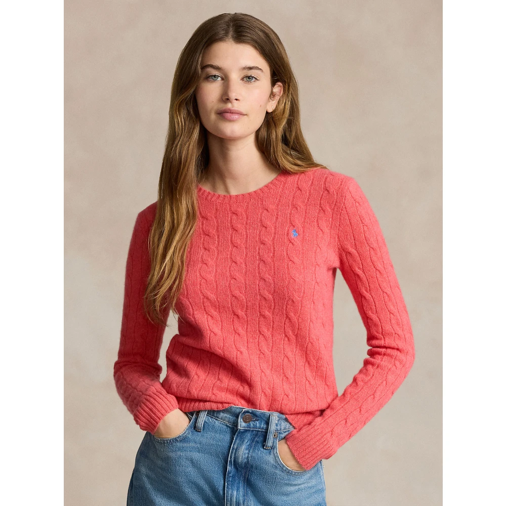 Polo Ralph Lauren Rosette Heather Julianna Pullover Pink Dames
