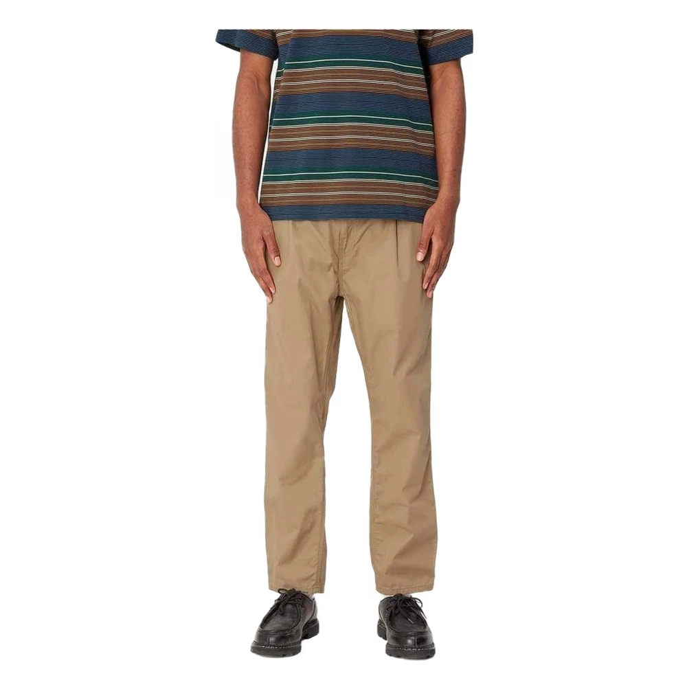 Carhartt WIP Abbot Lange broek Brown Heren