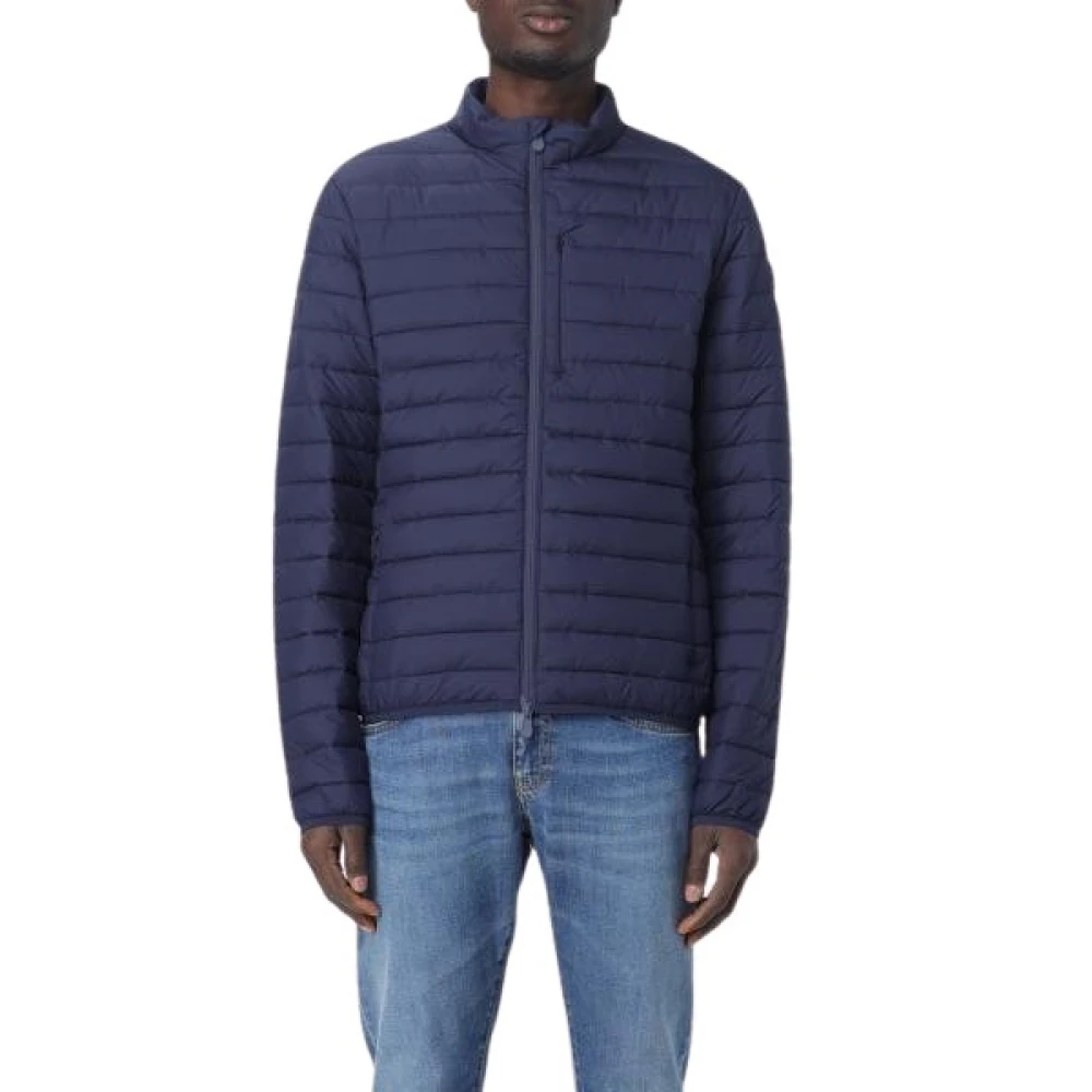 Save The Duck Blauwe Puffer Jacket Blue Heren