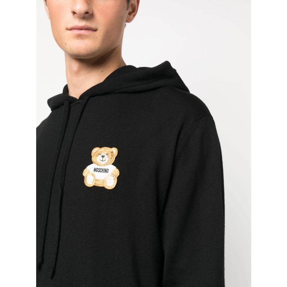 Moschino Zwarte Truien voor Vrouwen Black Heren