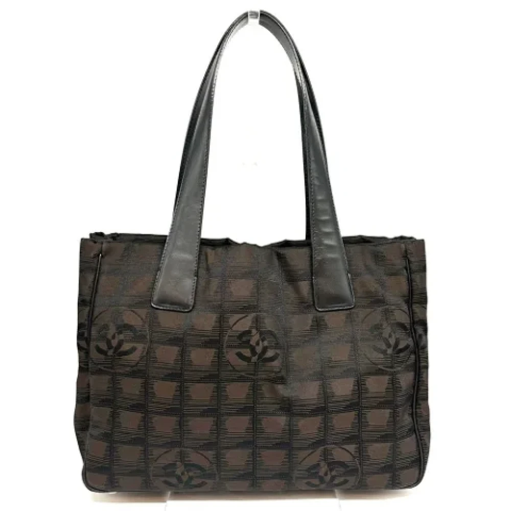 Chanel Vintage Pre-owned Nylon chanel-bags Brown Dames