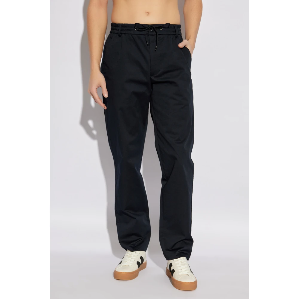 Moncler Katoenen broek Blue Heren