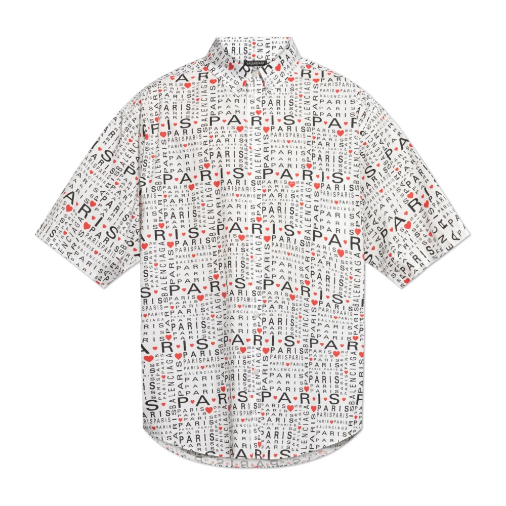 Balenciaga Overhemd met zak White Heren