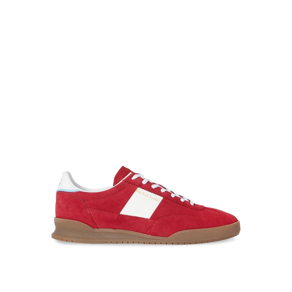 PS By Paul Smith Rode Suède Veterschoenen Heren Schoenen Rood