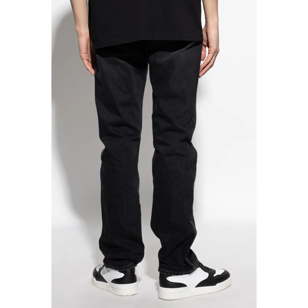 Off White Jeans met zakken Black Heren