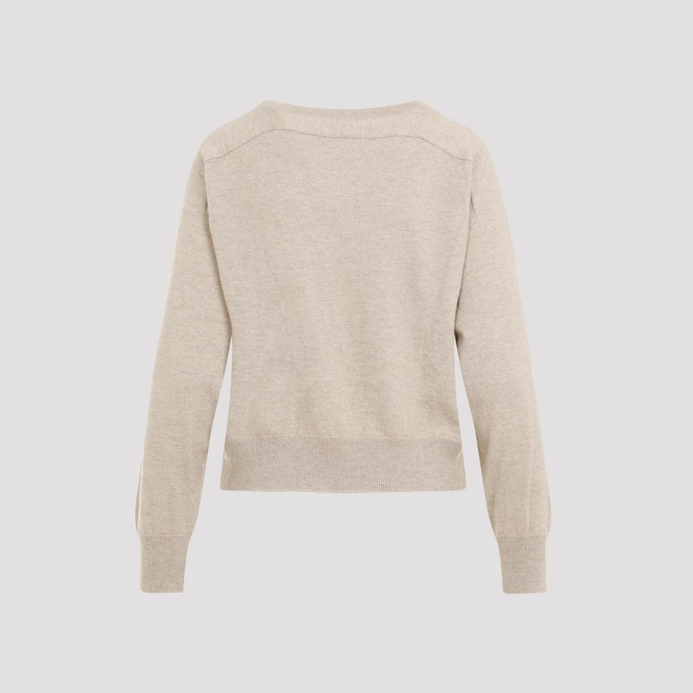 BRUNELLO CUCINELLI Luxe Cashmere Sweater Nude Neutrals Beige Dames