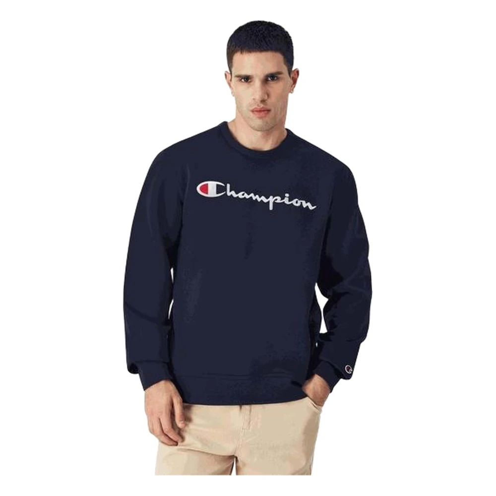 Champion Hoodie Blue Heren