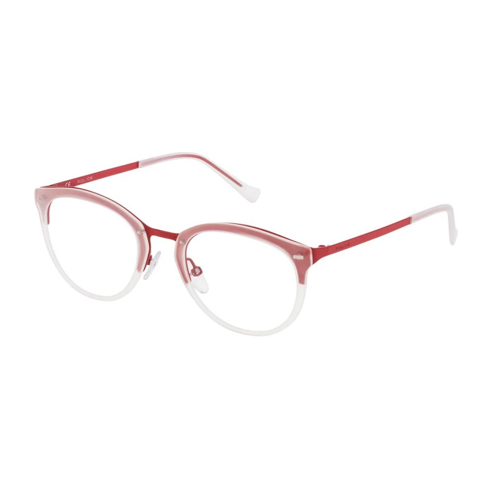 Police Metalen frames met volledige matte wijzerplaat Red Dames