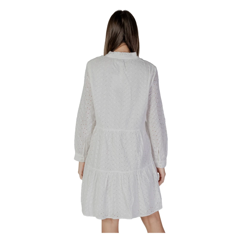 b.Young Lente Zomer Katoenen Jurken Collectie voor vrouwen White Dames