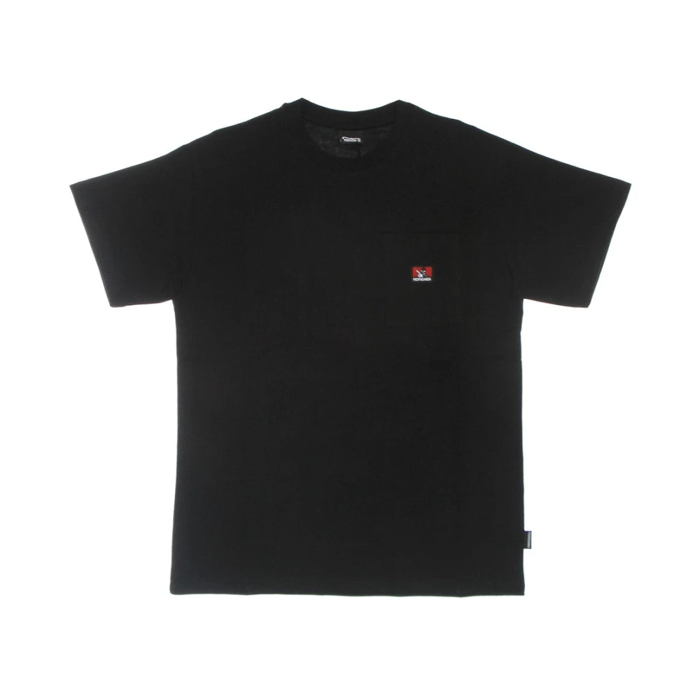 Propaganda Zwart Zak Tee Korte Mouw T-Shirt Black Heren