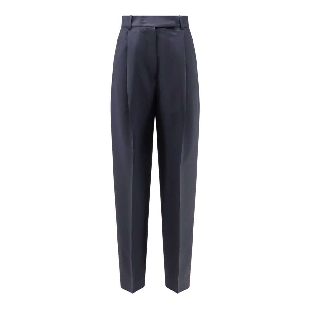 Róhe , Tapered Trousers, Female, Blue, 2XS, Mid-Waist Tailored Trousers