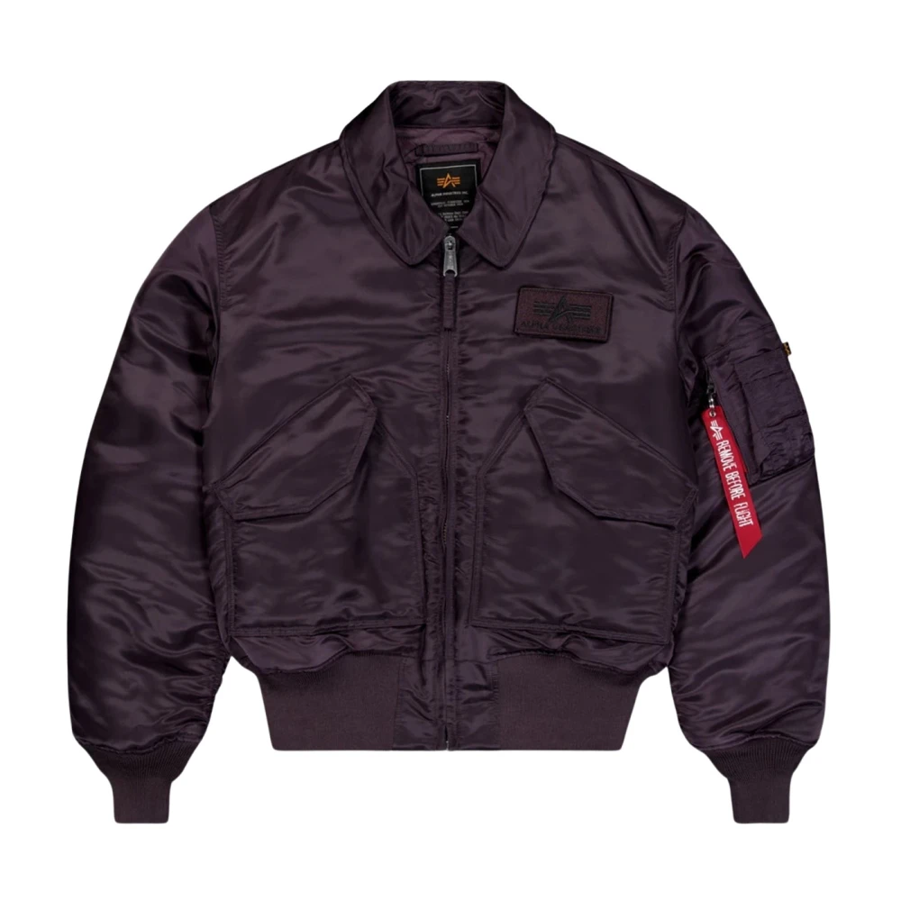 Alpha industries Heritage Plum Bomber Jas Purple Heren
