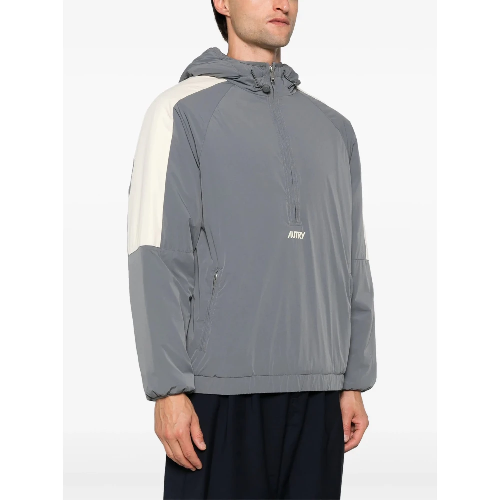Autry Nylon Anorak Jas Gray Heren