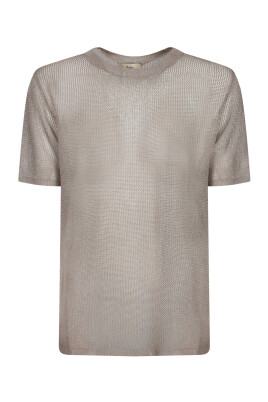 shiny-short-sleeve-sweater