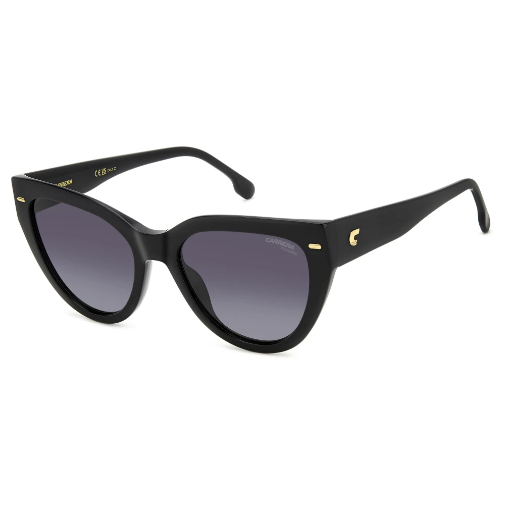 Carrera Women's Black Sunglasses, 55 Mm, /Grey Polarized Sunglasses