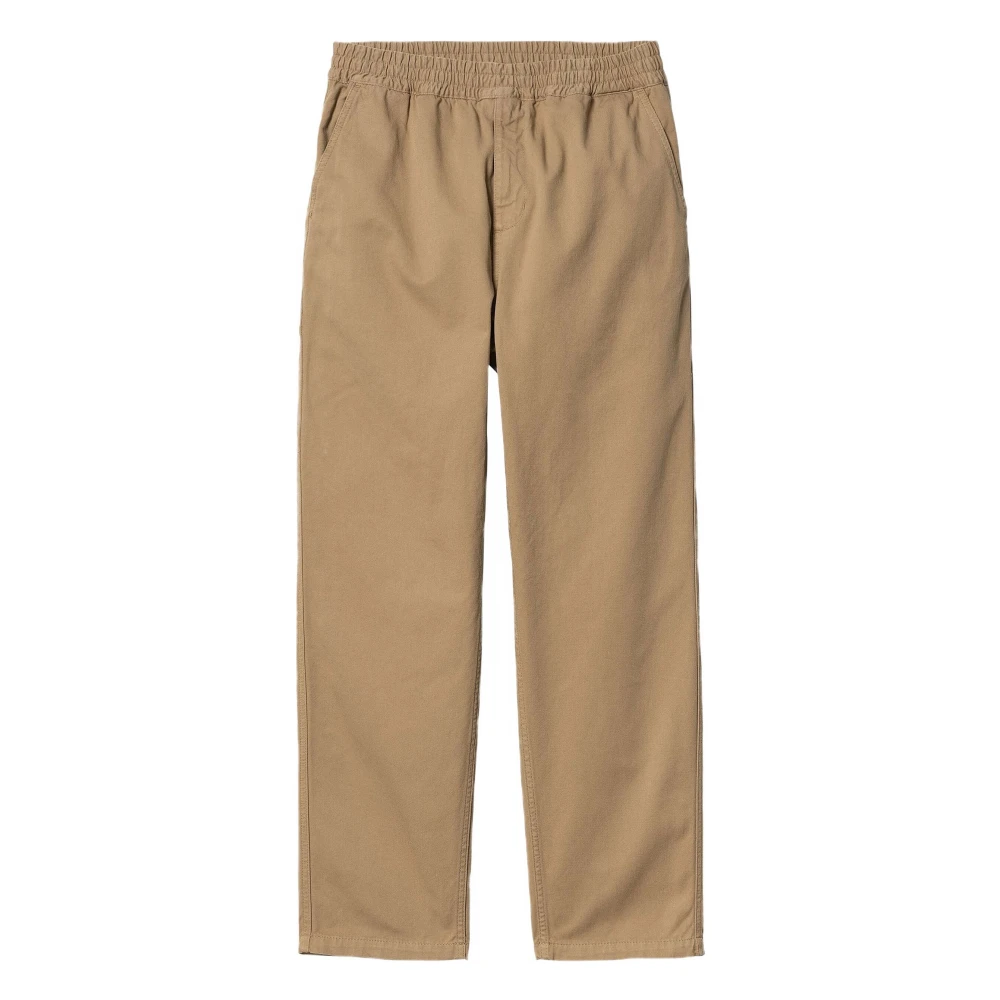 Carhartt WIP Twill Geweven Elastische Broek Duif Grijs Gray Heren