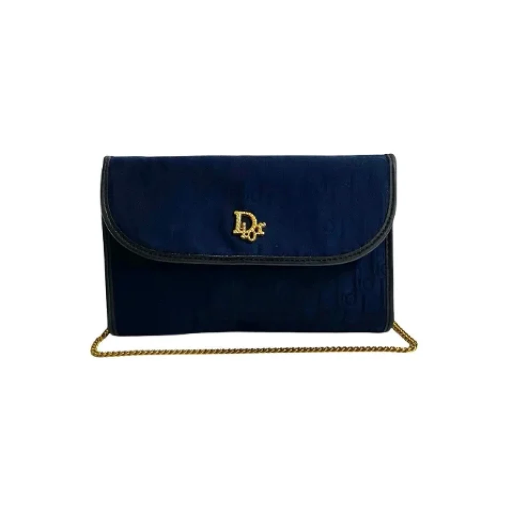 Dior Vintage Pre-owned Canvas dior-bags Blue Dames