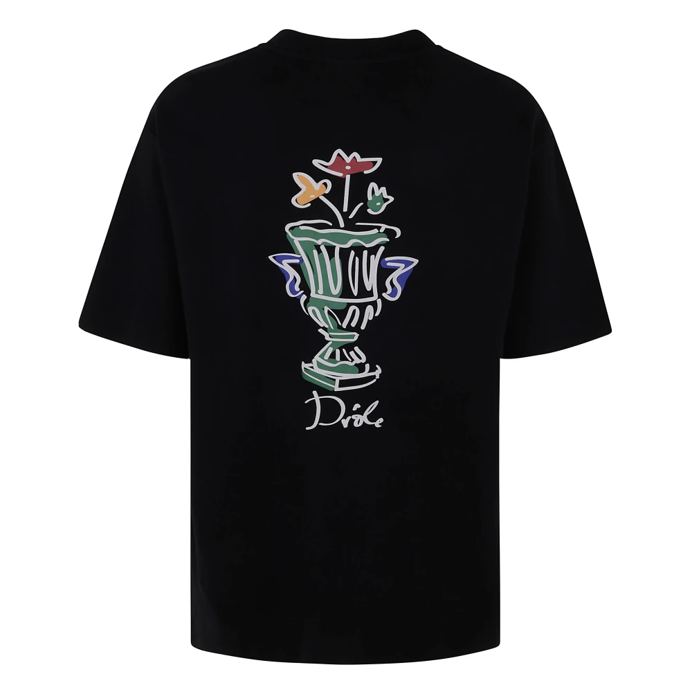 Drole de Monsieur Stijlvol T-Shirt Vaas Black Heren