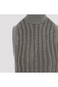 metallic-olive-turtleneck-dress