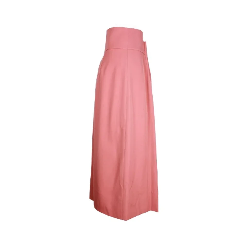 Hermès Vintage Pre-owned Wool bottoms Pink Dames