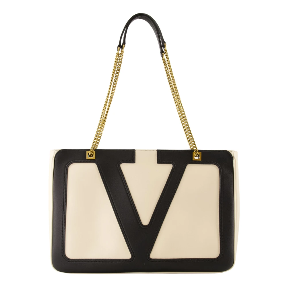 Valentino Garavani Witte VLogo Signature Leren Tas White Dames