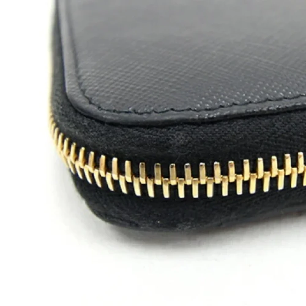 Prada Vintage Pre-owned Leather wallets Black Dames