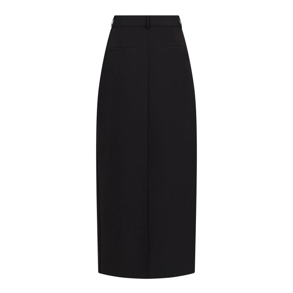 NEO NOIR Maxi Rok met Voor Split Black Dames
