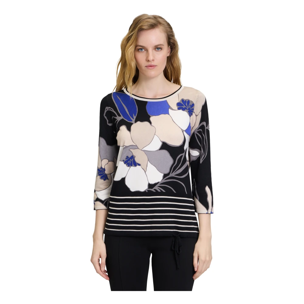 Betty Barclay Bloemen Fijngebreide Trui Multicolor Dames