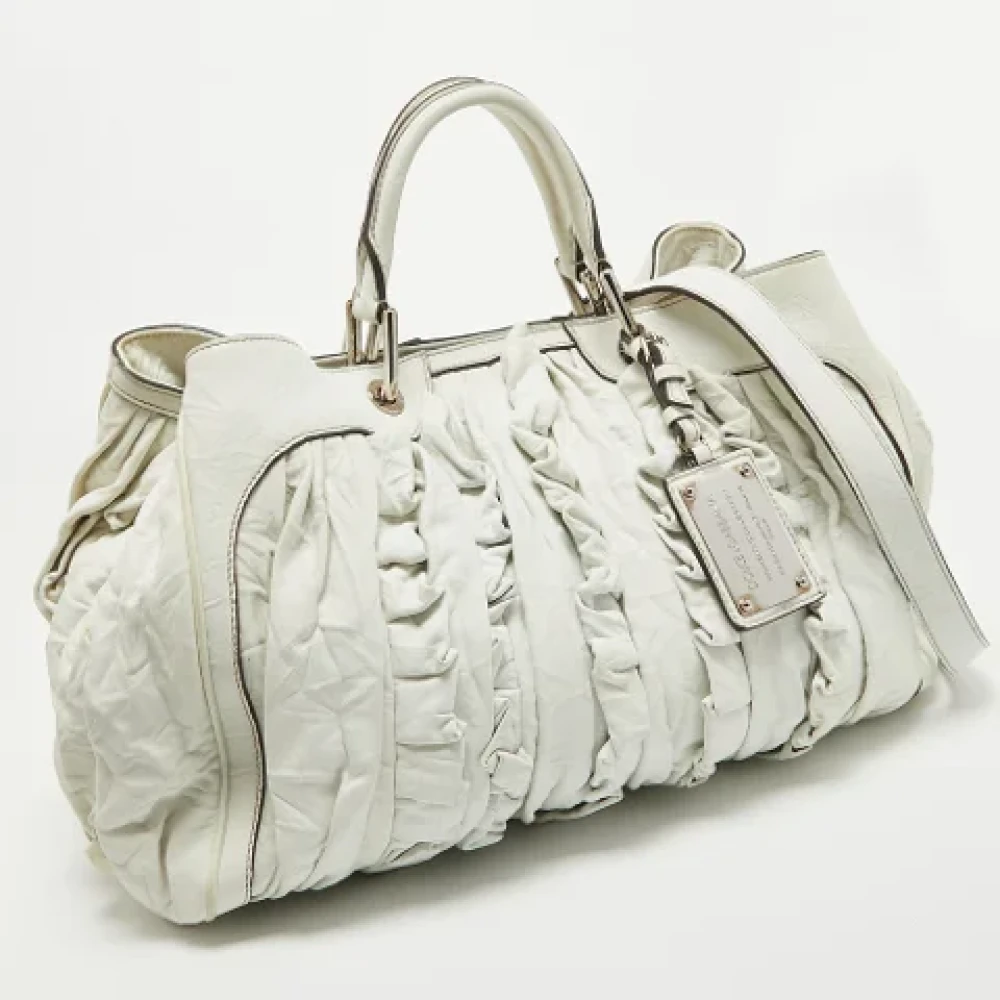 Dolce & Gabbana Pre-owned Leather handbags White Dames