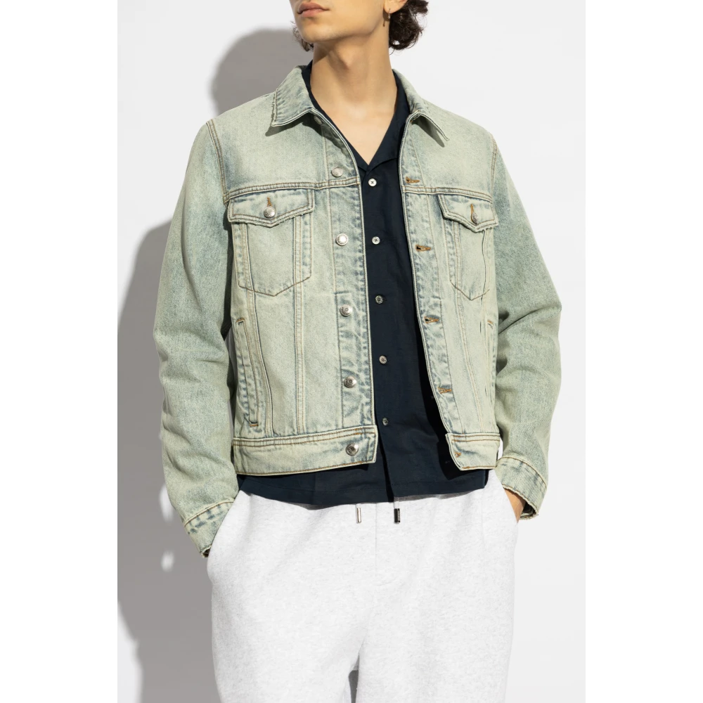 Zadig & Voltaire Denim jack 'Bases' Blue Heren