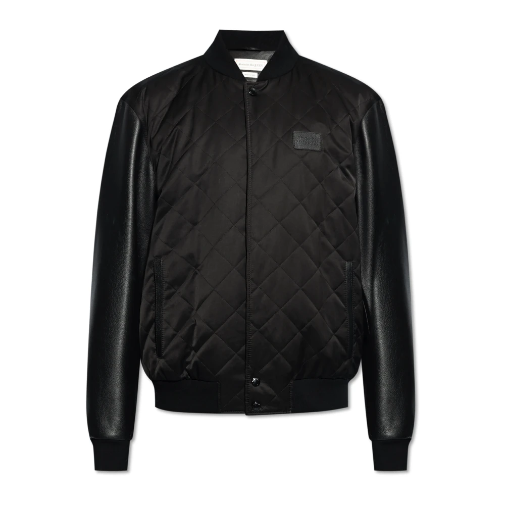 Alexander McQueen 'Bomber' jacka Black, Herr