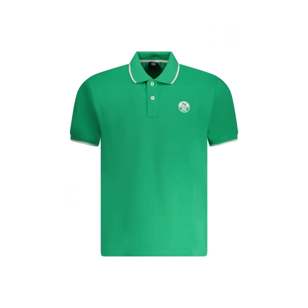 North Sails Hombre Verde Camisetas, Talla: 2XL
