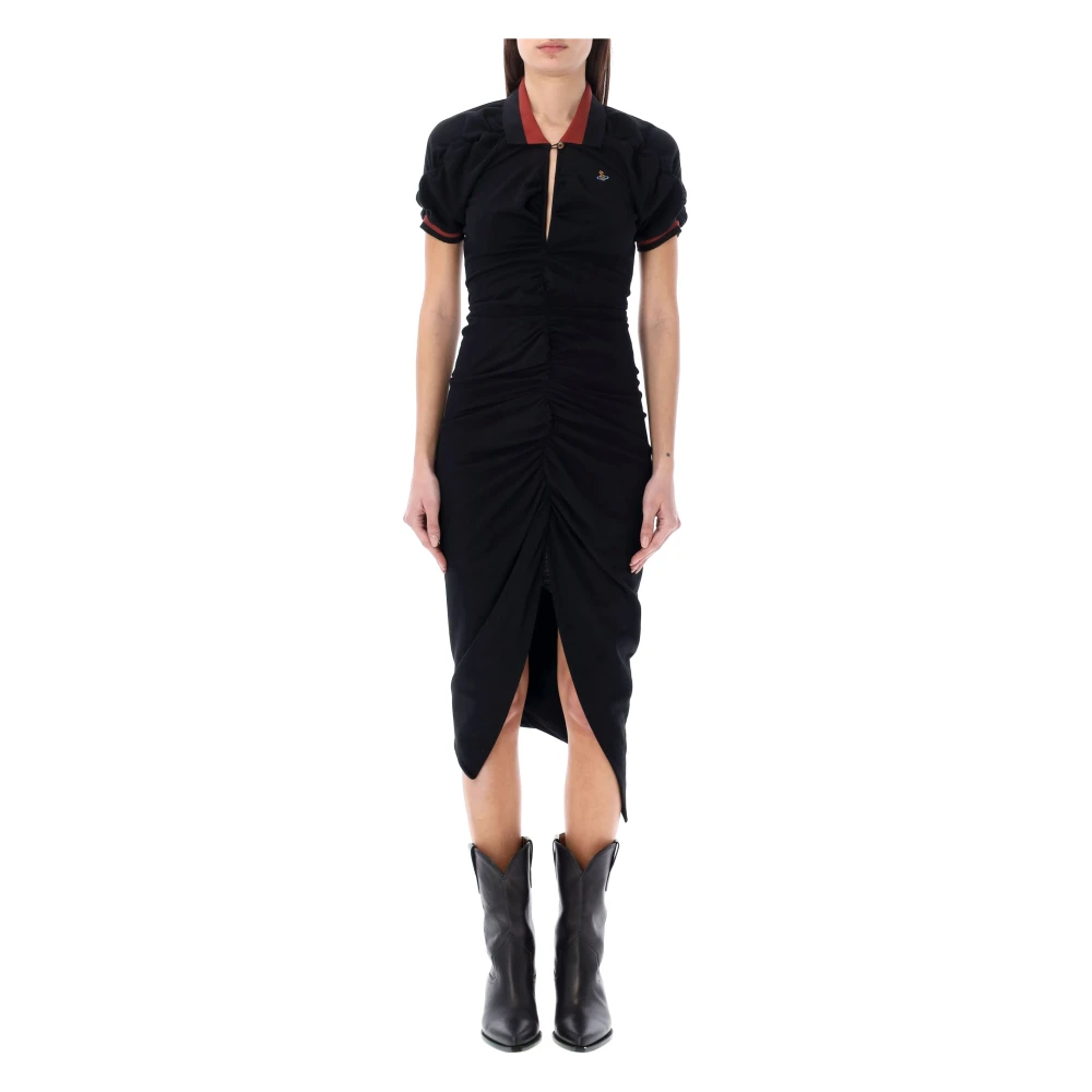 Vivienne Westwood Elegante Pulling Jurk voor Vrouwen Black Dames