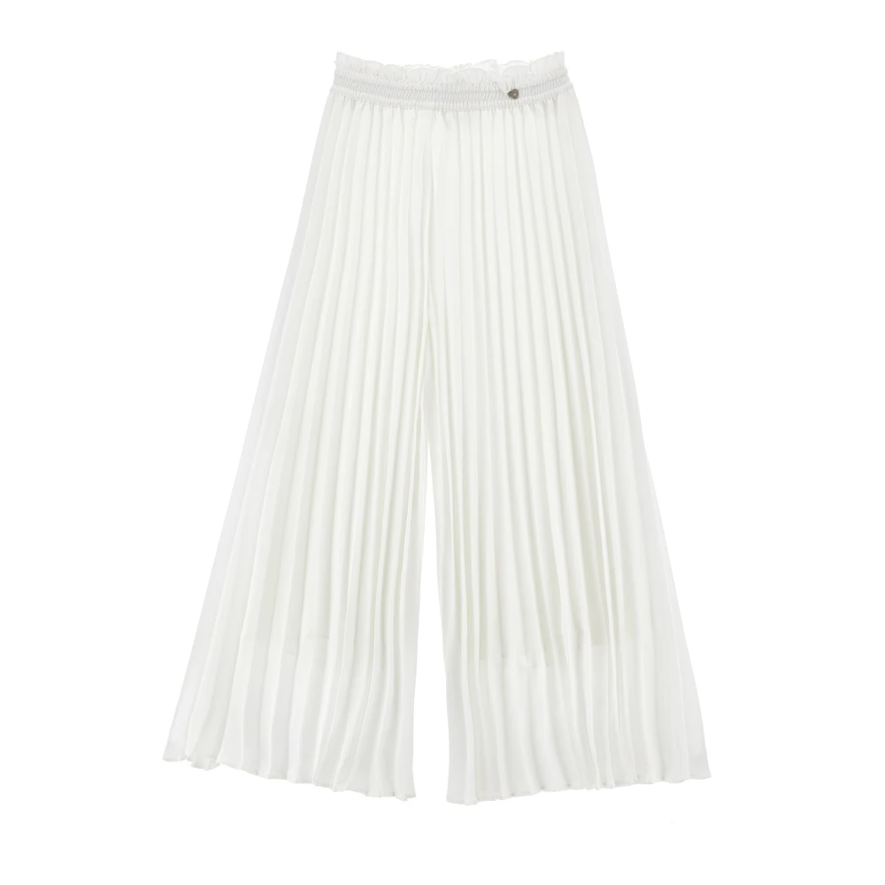 Monnalisa Girls White Trousers, 14 Y, Pantalone