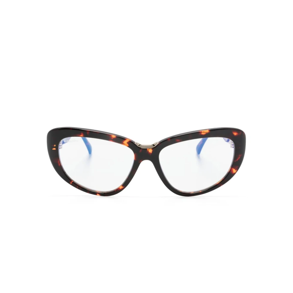 Max Mara Bruin Havana Optisch Montuur veelzijdig en stijlvol Brown Dames