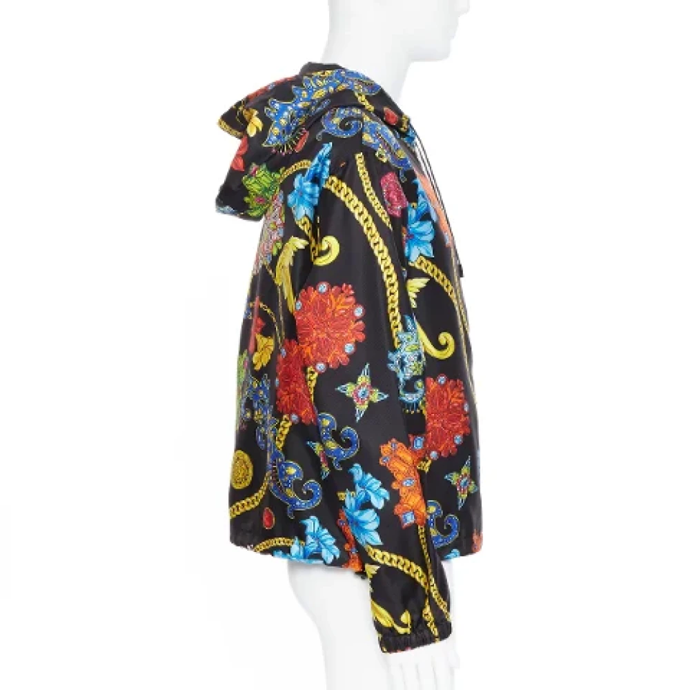 Versace Pre-owned Silk outerwear Multicolor Dames