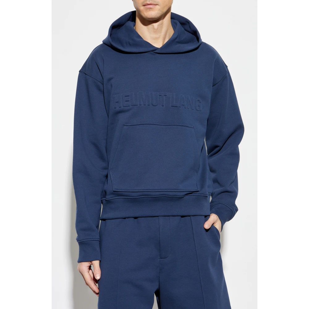 Helmut Lang Logo sweatshirt Blue Heren