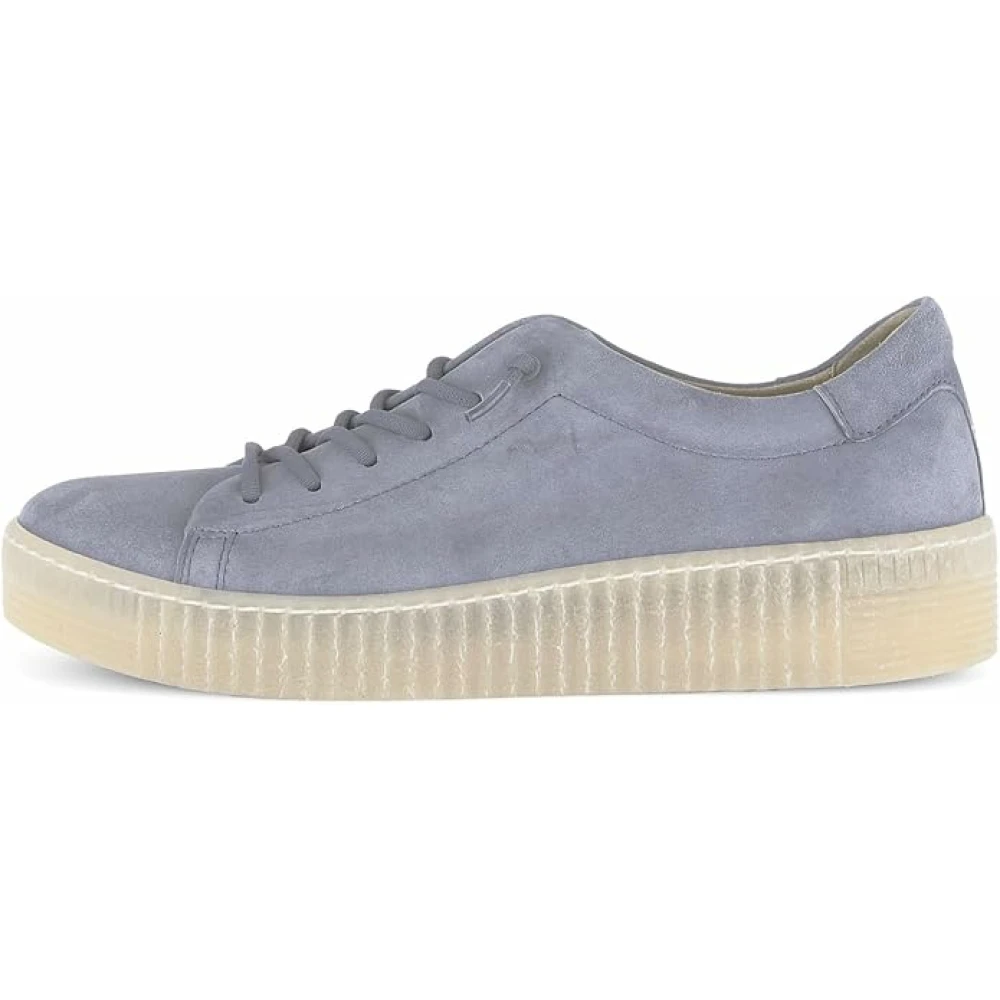 Gabor Lavendel Sneaker Dames Schoenen Blauw