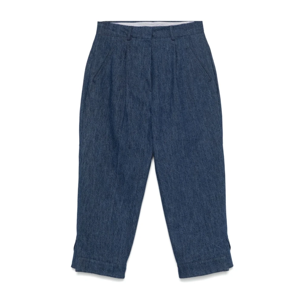 Jejia Denim Broek met Verborgen Voorsluiting Blue Dames