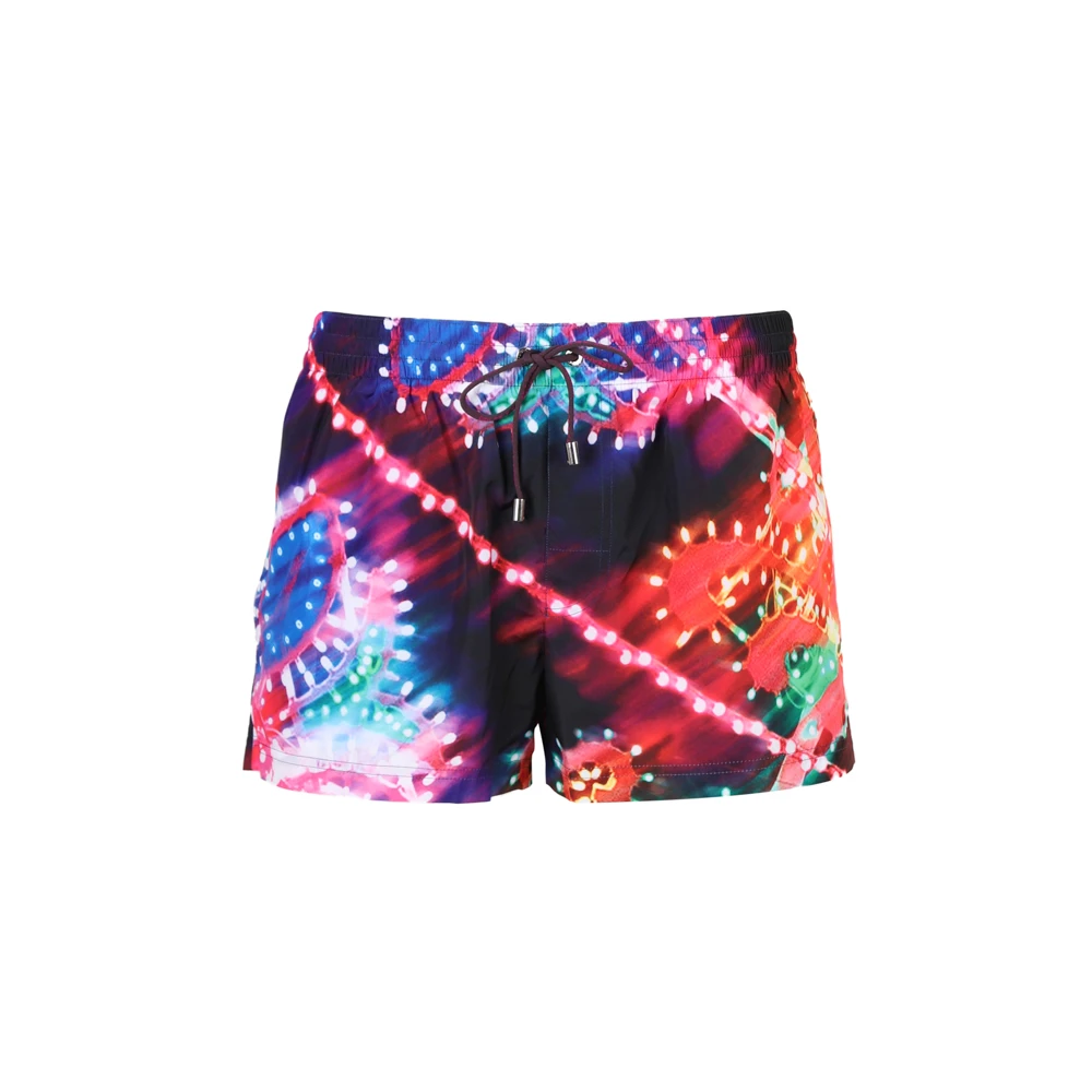 Dolce & Gabbana Men's Multicolor Beachwear,, Sea Clothing With Illumination Print Large