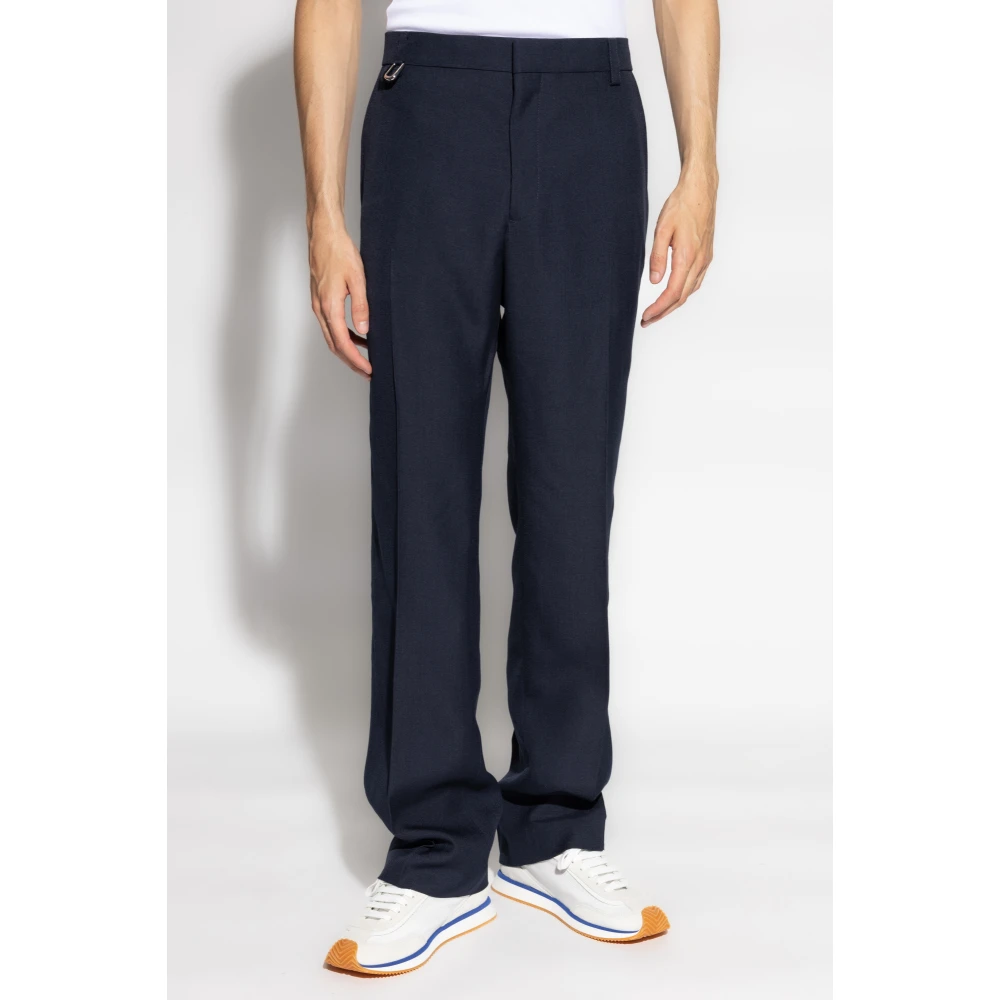 Jacquemus Geplooide broek Blue Heren