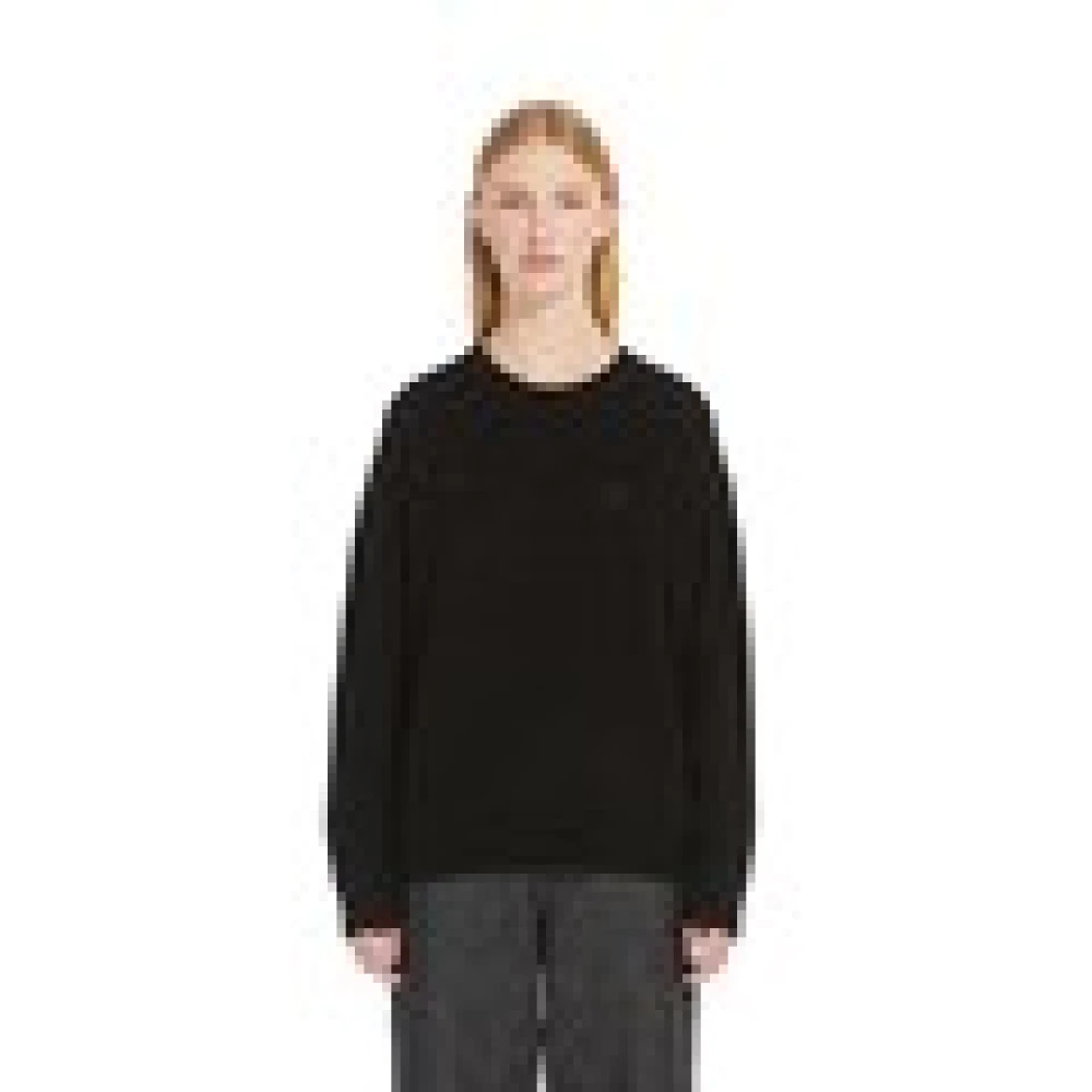 Max Mara Kasjmierwollen trui met geborduurde tekst Black Dames