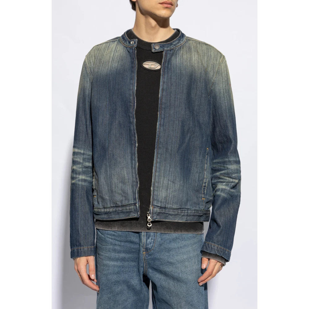 Diesel Denim jas `D-Glory` Blue Heren