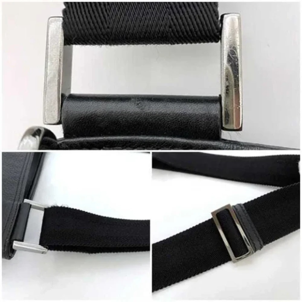 Gucci Vintage Pre-owned Leather shoulder-bags Black Dames