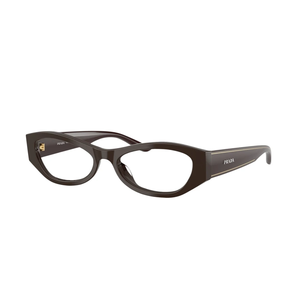 Prada , Glasses, Female, Brown, 54 Mm, Oval Optical Frame