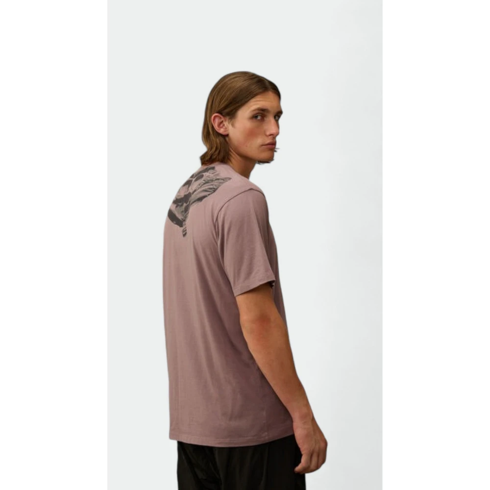 C.P. Company Premium Goggle T-Shirt Purple Heren