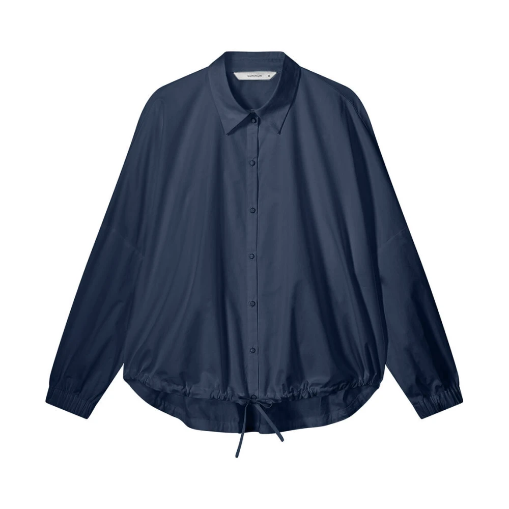 Summum Woman Stijlvolle Blouse Upgrade Collectie Blue Dames