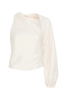 Draped Sleeve Top